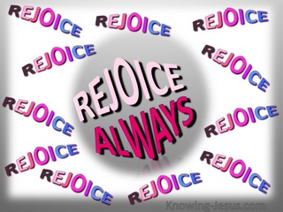 1 Thessalonians 5:16 Rejoice Always (pink)